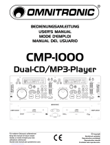Omnitronic CMP-1000 User manual