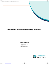 Molecular Devices GenePix 4000B User manual