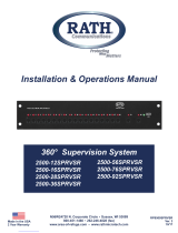 Rath 2500-92SPRVSR Installation & Operation Manual