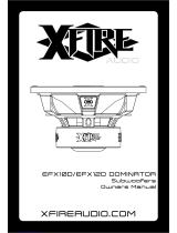 XFIRE AUDIO EFX10D Owner's manual