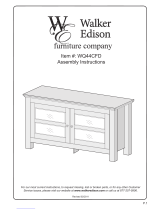 Walker Edison Furniture Company WQ44CFD Operating instructions