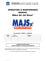 Hosokawa Micron Powder Systems MAJSx2 Operating & Maintenance Manual