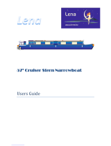 Lena 57' Cruiser Stern Narrowboat User manual