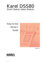 Karel DSS80 Owner's manual