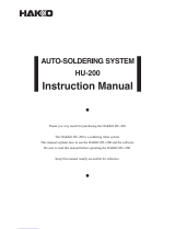 Hakko Electronics HU-200 User manual