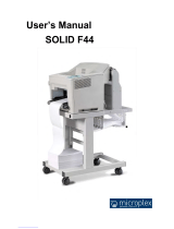 Microplex SOLID F44 User manual