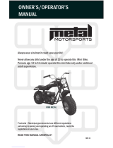 Metal Motorsports Mini Metal User manual