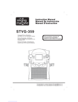 The Singing Machine STVG-359 User manual