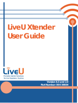 LiveU XTENDER User manual