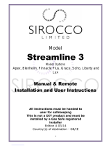 Sirocco Streamline 3 Installation And User Instructions Manual