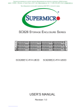 Supercmicro SC826 series User manual