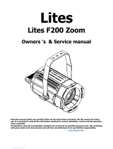 Lites F200 Zoom Owner's Service Manual