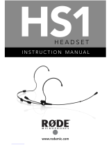 RODE Microphones HS1 User manual