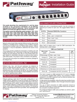 Pathway connectivity solutions Pathport 1012 Installation guide