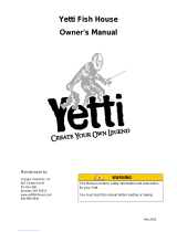 Yetti fish house Owner's manual