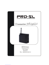 Pro-Sl W-DMX User manual