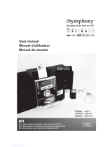 iSymphony Micro Music System with Built-in Universal Dock for iPod M1 User manual