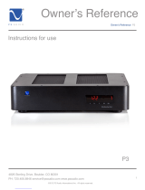 PS Audio P3 Owner's Reference Manual