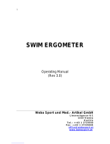Weba Sport SWIM ERGOMETER Operating instructions