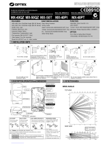 Optex MX-50QZ Installation guide