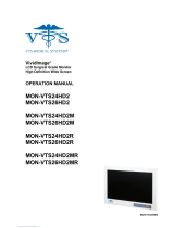 VividImage MON-VTS24HD2MR Operating instructions