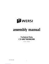 Wersi CD900 Assembly Manual