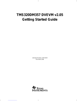 Texas Instruments TMS320DM357 DVEVM v2.05 User manual