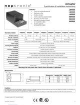 Neptronic RM080FN Specification And Installation Instructions