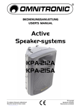 Omnitronic KPA-215A User manual