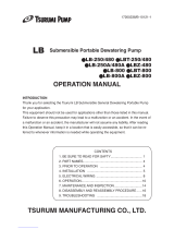 TSURUMI PUMP LB-480A Operating instructions