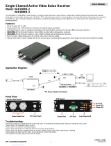 UTP BALUN VAB100RB-3 User manual