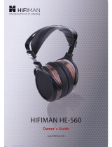 HiFiMan HE-560 Owner's manual