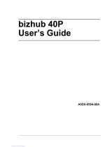 Konica Minolta BIZHUB 40P User manual