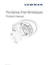 Lewmar Profish 1000 Free Fall Windlass for 5/16 inch Chain HT and 9/16 – 5/8 inch User manual