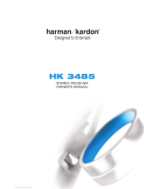 Harman Kardon HK 3485X User manual