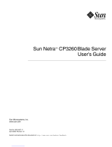 Sun Microsystems Sun Netra CP3260 User manual