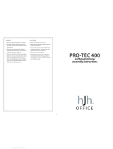 HJH office PRO-TEC 400 Assembly Instructions