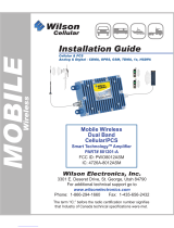 Wilson Cellular PWO8012ASM User manual