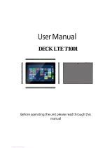 Social Mobile DECK LTE T1001 User manual