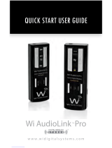 Wi Digital Systems Audiolink Pro Quick Start User Manual