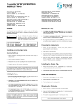 Strand Fresnelite 12181 Operating instructions