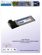 One Stop Systems OSS-PCIE-HIB2-EC-X1 User manual