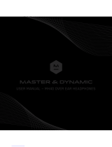 Master&Dynamic MH40B1 User manual