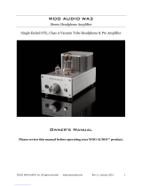 Woo Audio WA3 Owner's manual