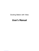 i-tec Docking Station with Video User manual