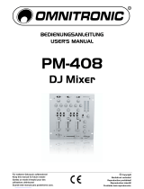 Omnitronic PM-408 User manual
