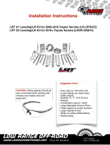 Low Range Off-Road LROR-305815 Installation Instructions Manual