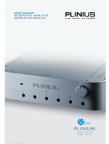 Plinius Audio Car Amplifier Anniversary Integrated Amplifier User manual