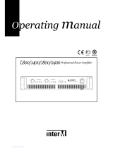 Inter-m L-2400 Operating instructions