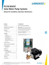 Lorentz PS150 Series Installation Operation & Maintenance